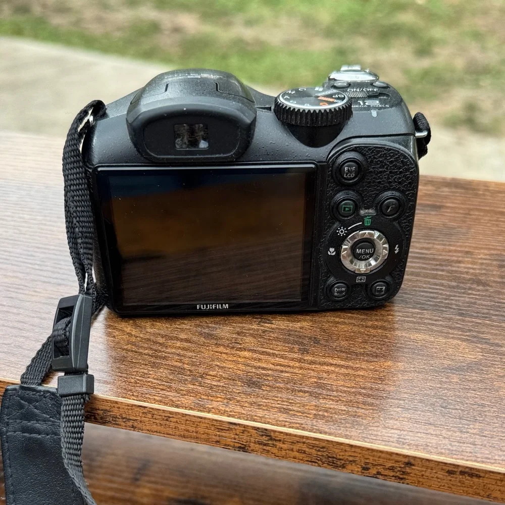Fujifilm Black Digital Camera with Strap